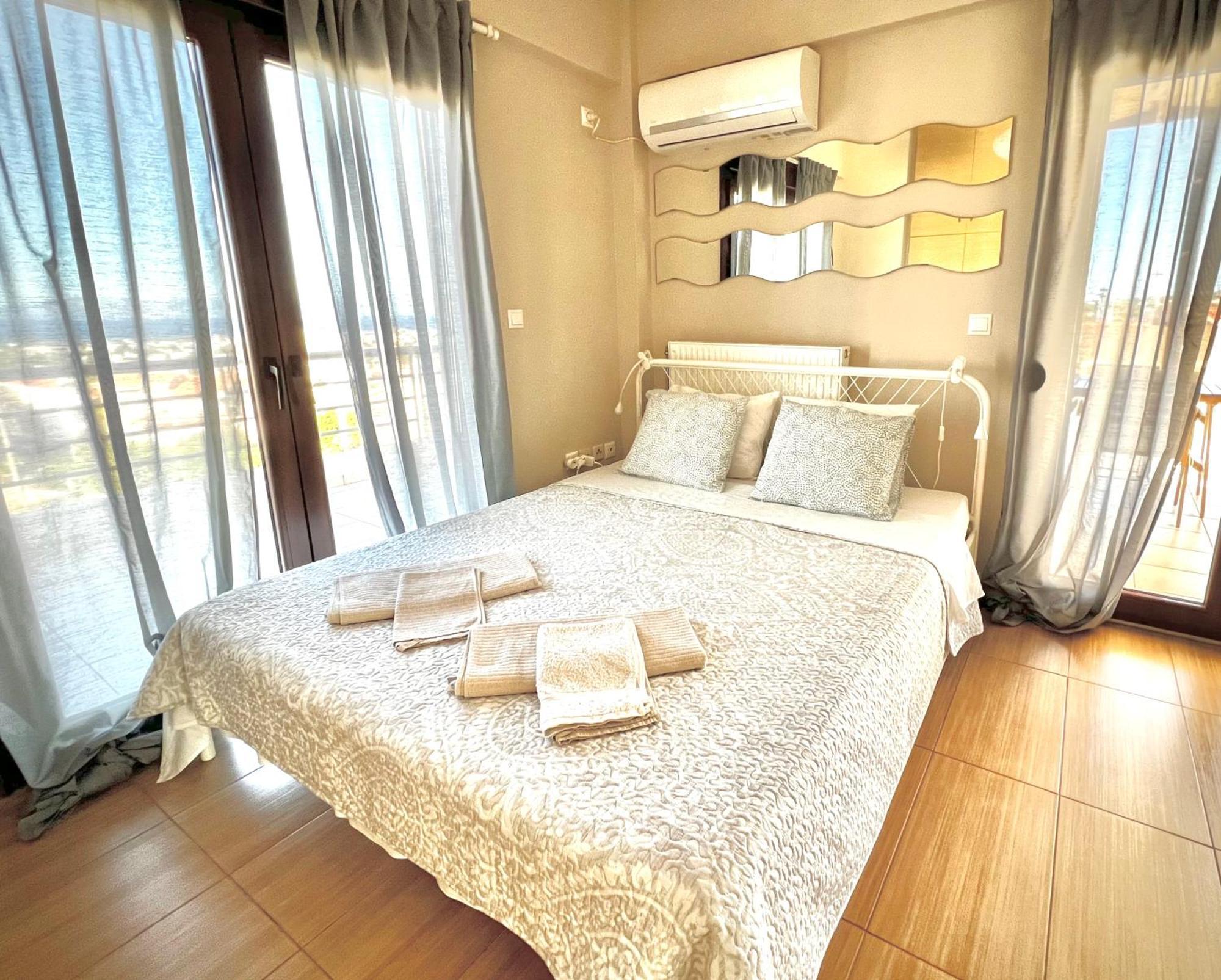 Sunrise Studio With Unhindered View To The Sea. Nea Makri Luaran gambar